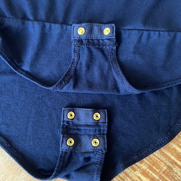 J Crew bodysuit, cotton, navy blue, small - Picture 8 of 8